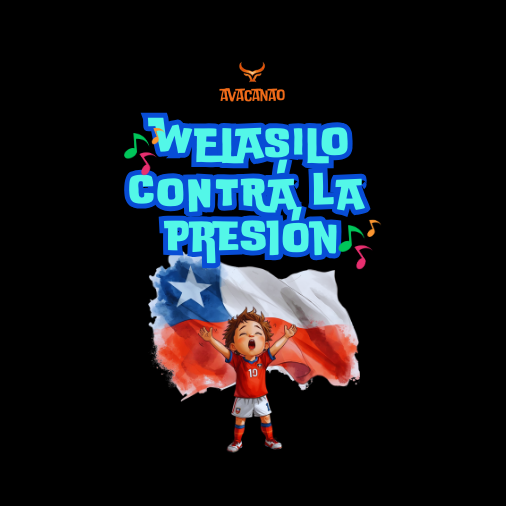 Polera Polo 100% Algodón con frase típica chilena " Welasilo contra la presión "