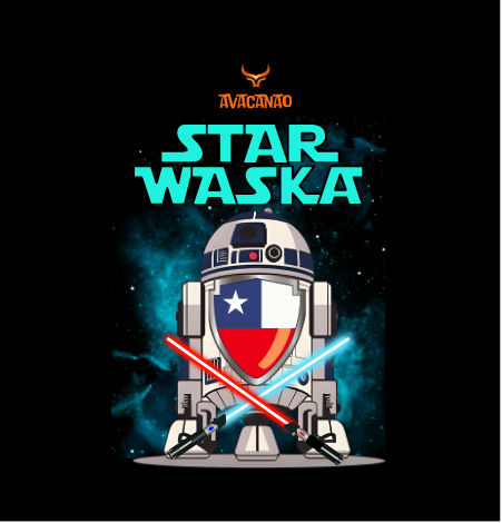 Polera Polo 100% Algodón " Star Waska "