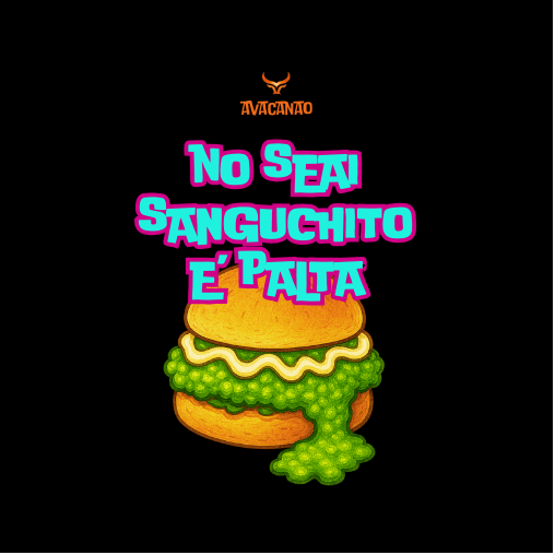 Polera Polo 100% Algodón con frase típica chilena " No seai Sanguchito de Palta "