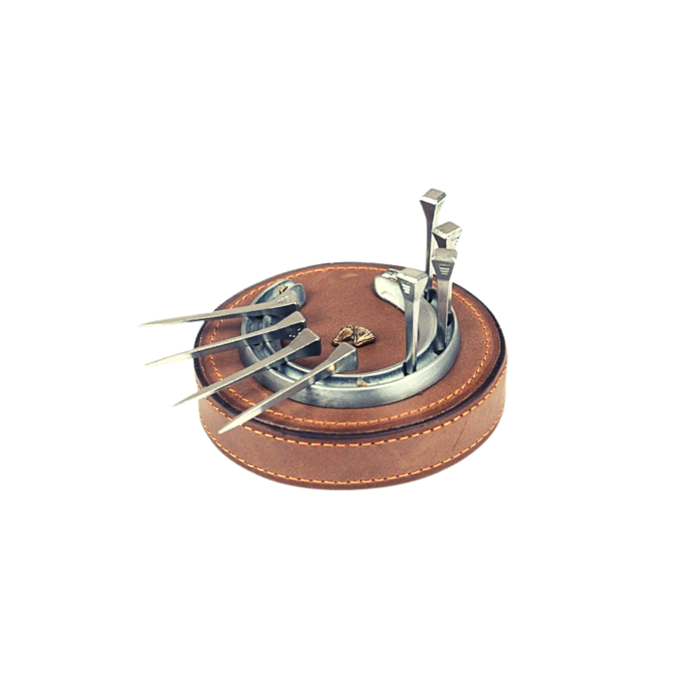 Set 8 Pinchos Picoteo con Base Cuero