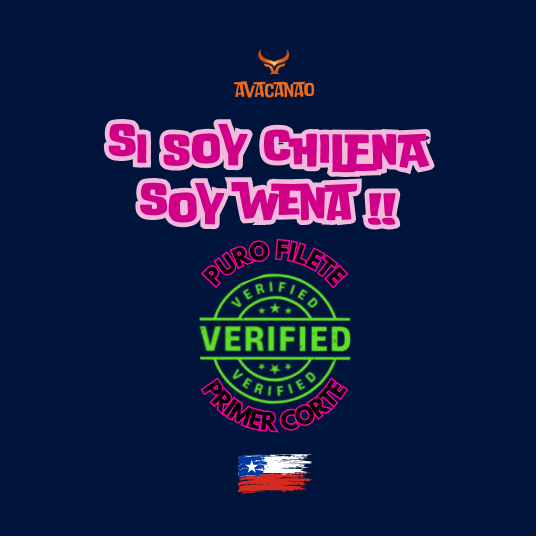 Polerón negro con capucha tipo canguro 100% algodón con frase típica chilena "Si soy chilena soy wena"