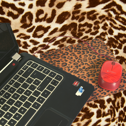 Mouse Pad Cuero Animal Print Mujer