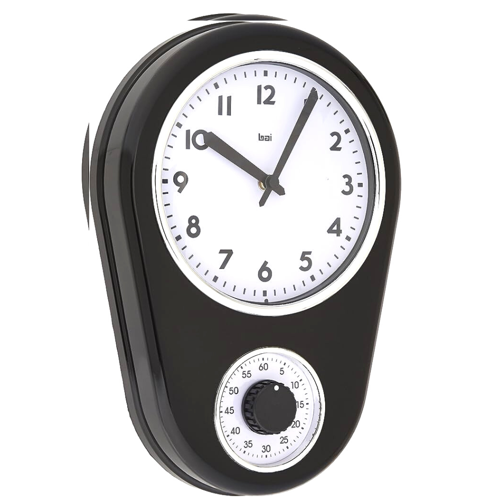 Reloj Negro Ovalado con Timer – Avacanao