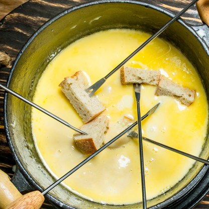 Fondue Hierro Fundido Negro